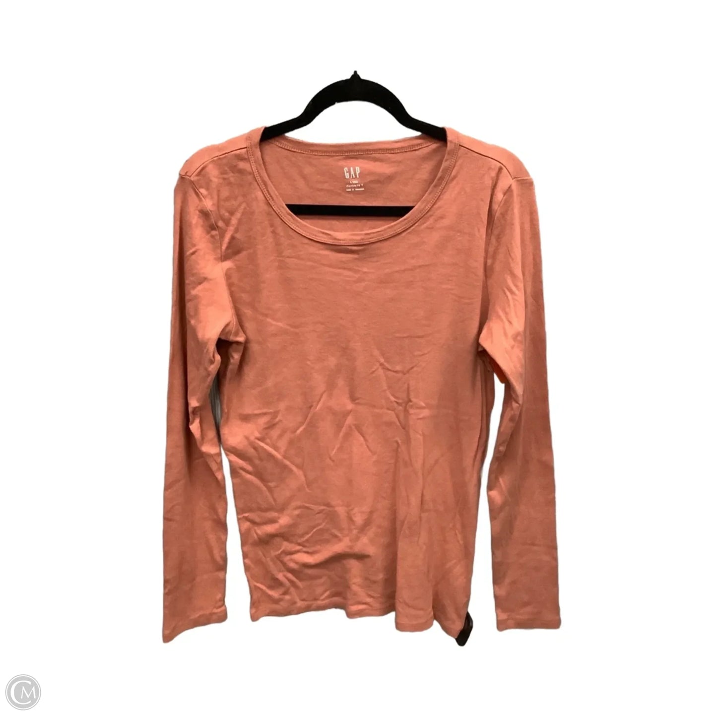 Top Long Sleeve By Gap In Orange, Size: L