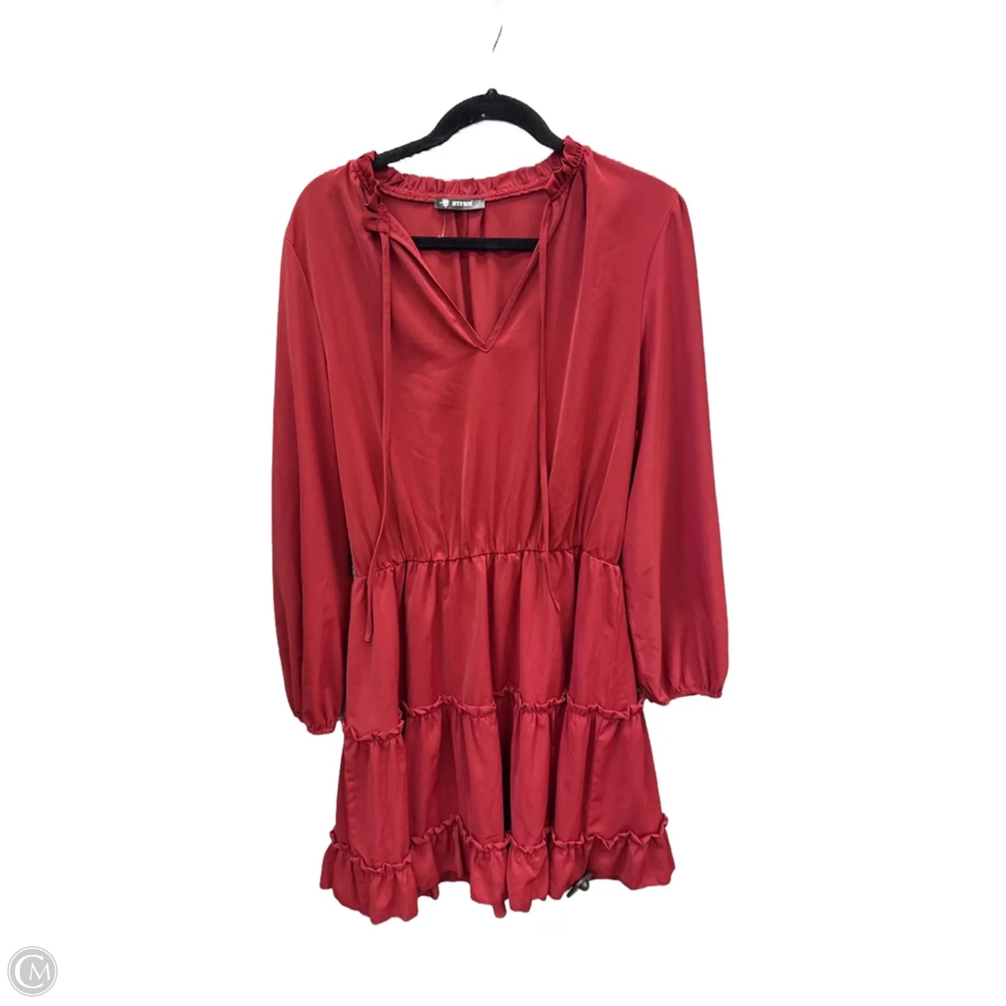 Dress Casual Midi By Btfbm In Red, Size: L