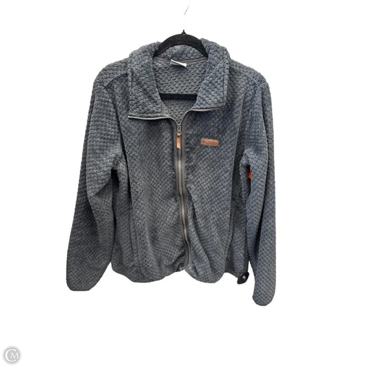 Jacket Fleece By Columbia In Grey, Size: Xl