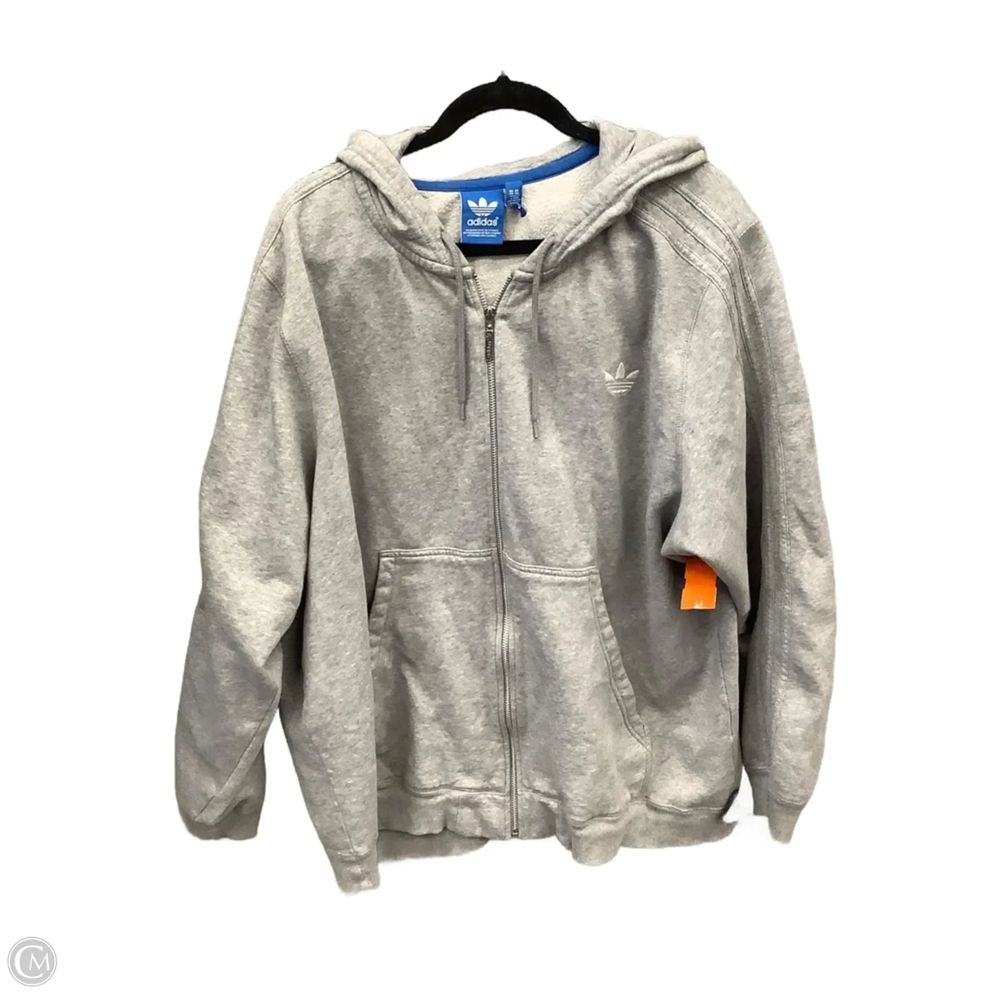 Sweater By Adidas In Grey, Size: 3x