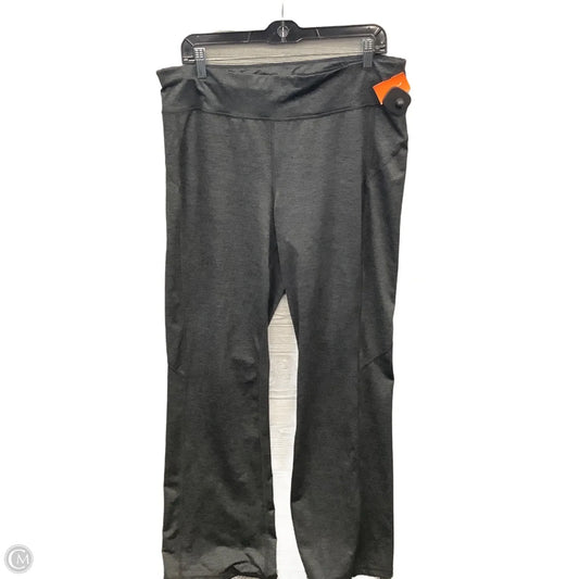 Athletic Leggings By Xersion In Grey, Size: Xl