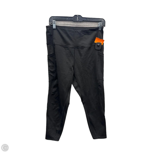 Athletic Leggings By Clothes Mentor In Black, Size: L
