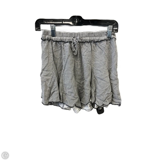 Shorts By Japna In Checkered Pattern, Size: M