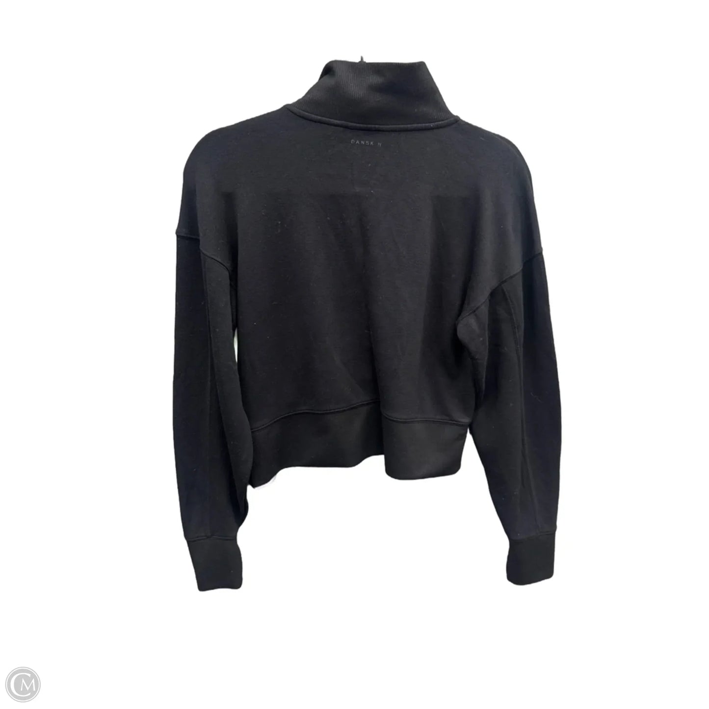 Sweatshirt Collar By Danskin In Black, Size: M