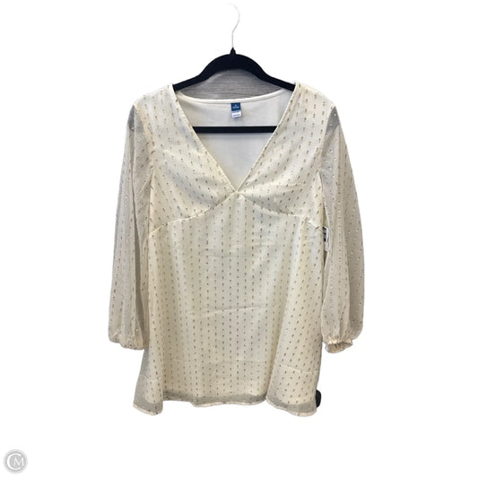 Dress Casual Midi By Old Navy In Gold, Size: Mp