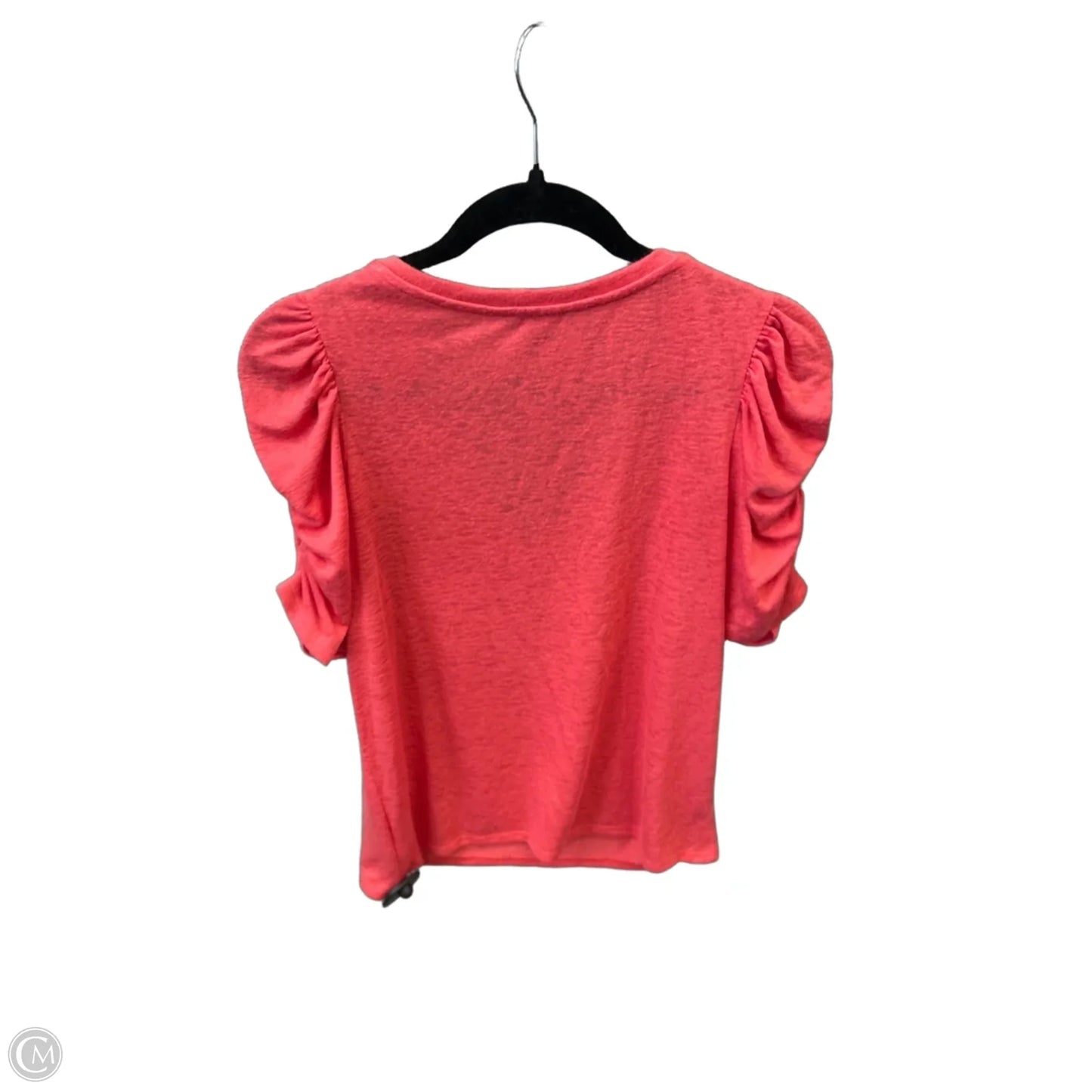 Top Short Sleeve By Express In Pink, Size: M