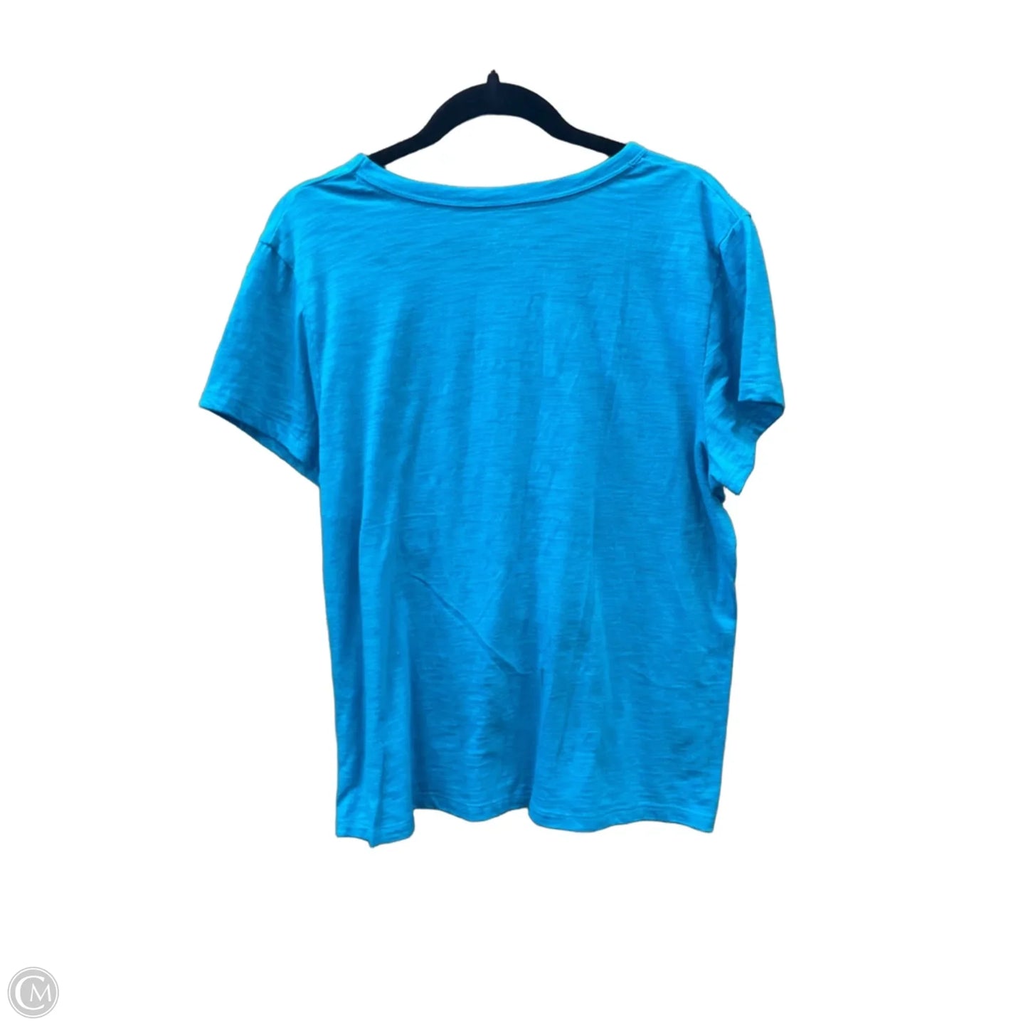 Top Short Sleeve By Time And Tru In Blue, Size: Xl