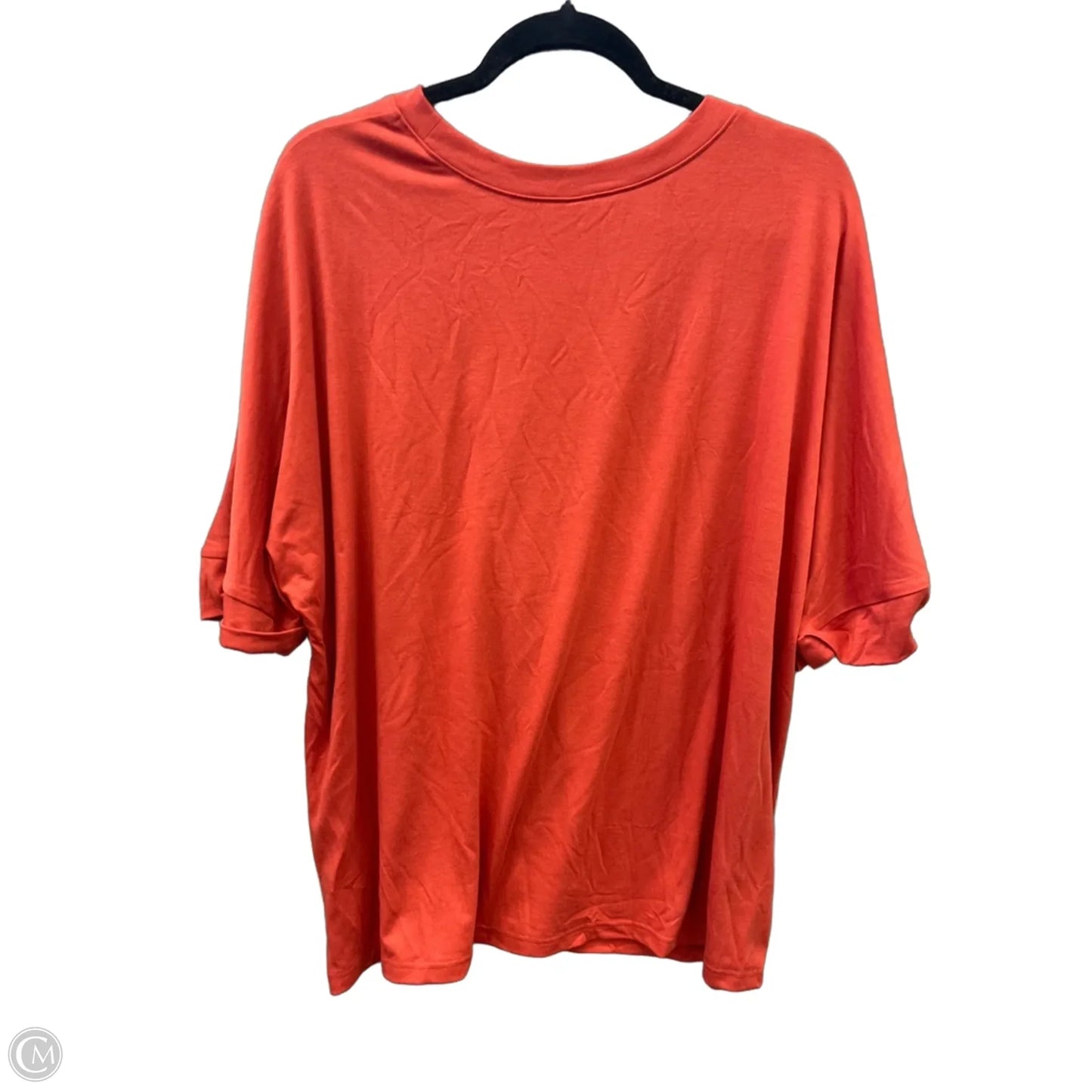 Top Short Sleeve By Anrabess In Orange, Size: Xl