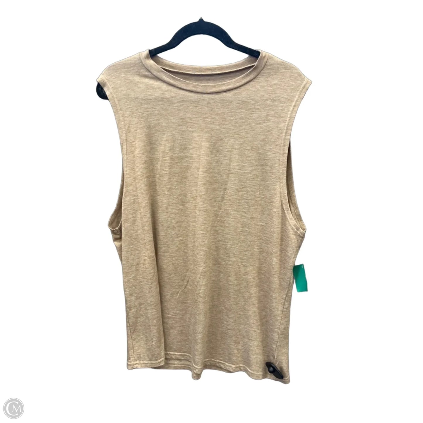 Top Sleeveless By Clothes Mentor In Brown, Size: L