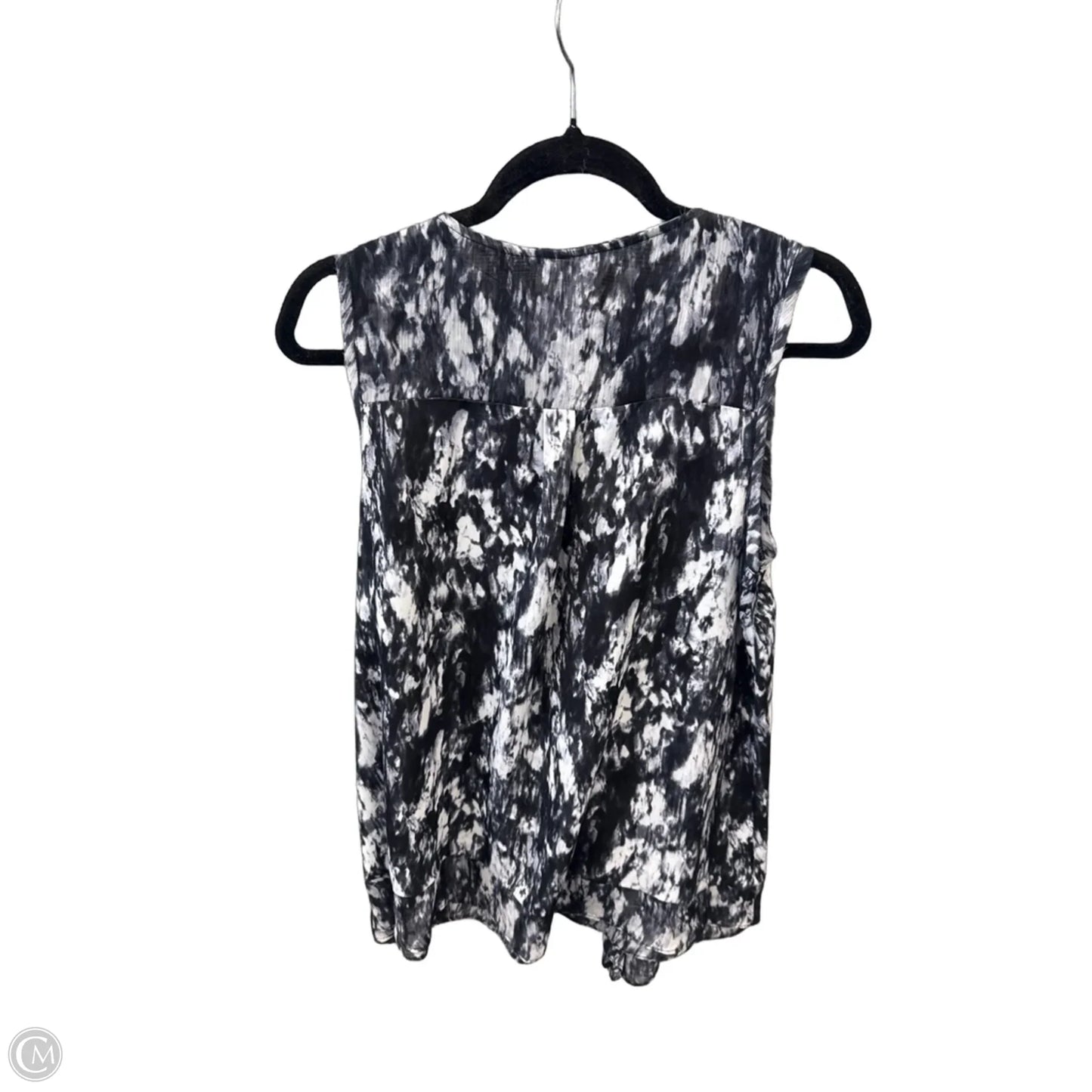 Top Sleeveless By Simply Vera In Blue, Size: L