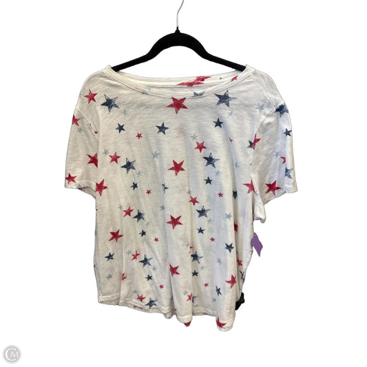 Top Short Sleeve By Maurices In Multi-colored, Size: 1x