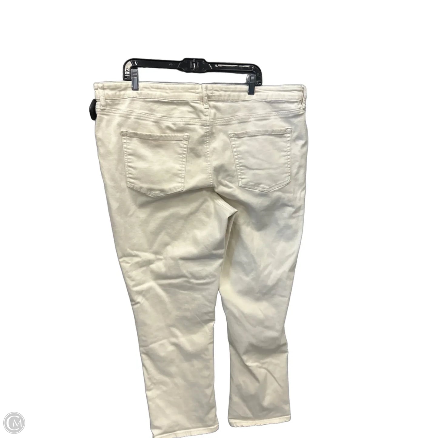 Jeans Straight By Maurices In Beige, Size: 22