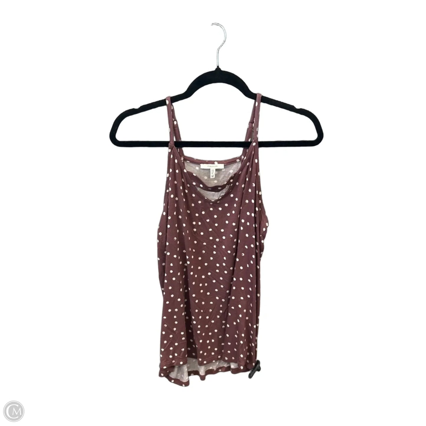 Top Sleeveless By Maurices In Polkadot Pattern, Size: M