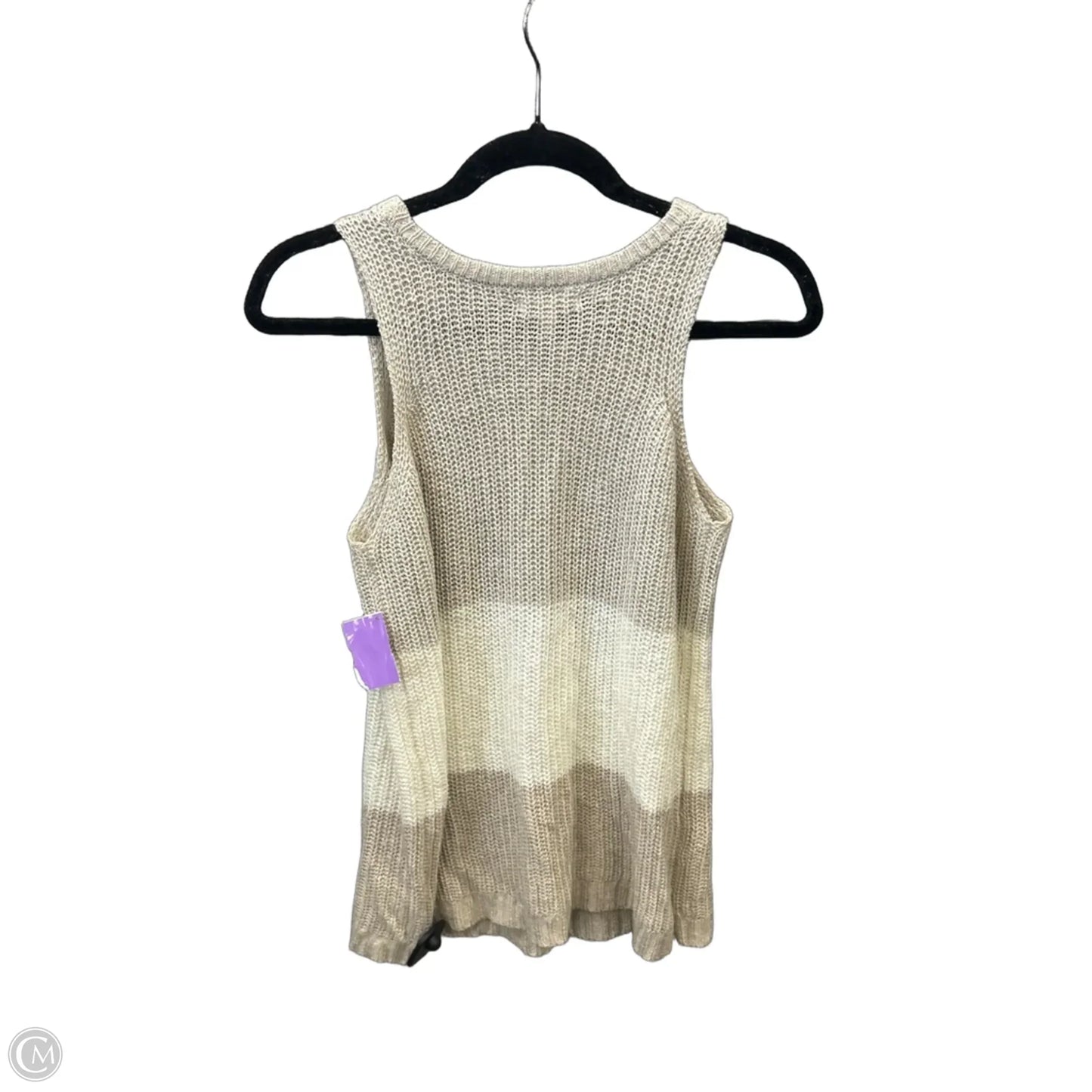Top Sleeveless By Maurices In Beige, Size: M