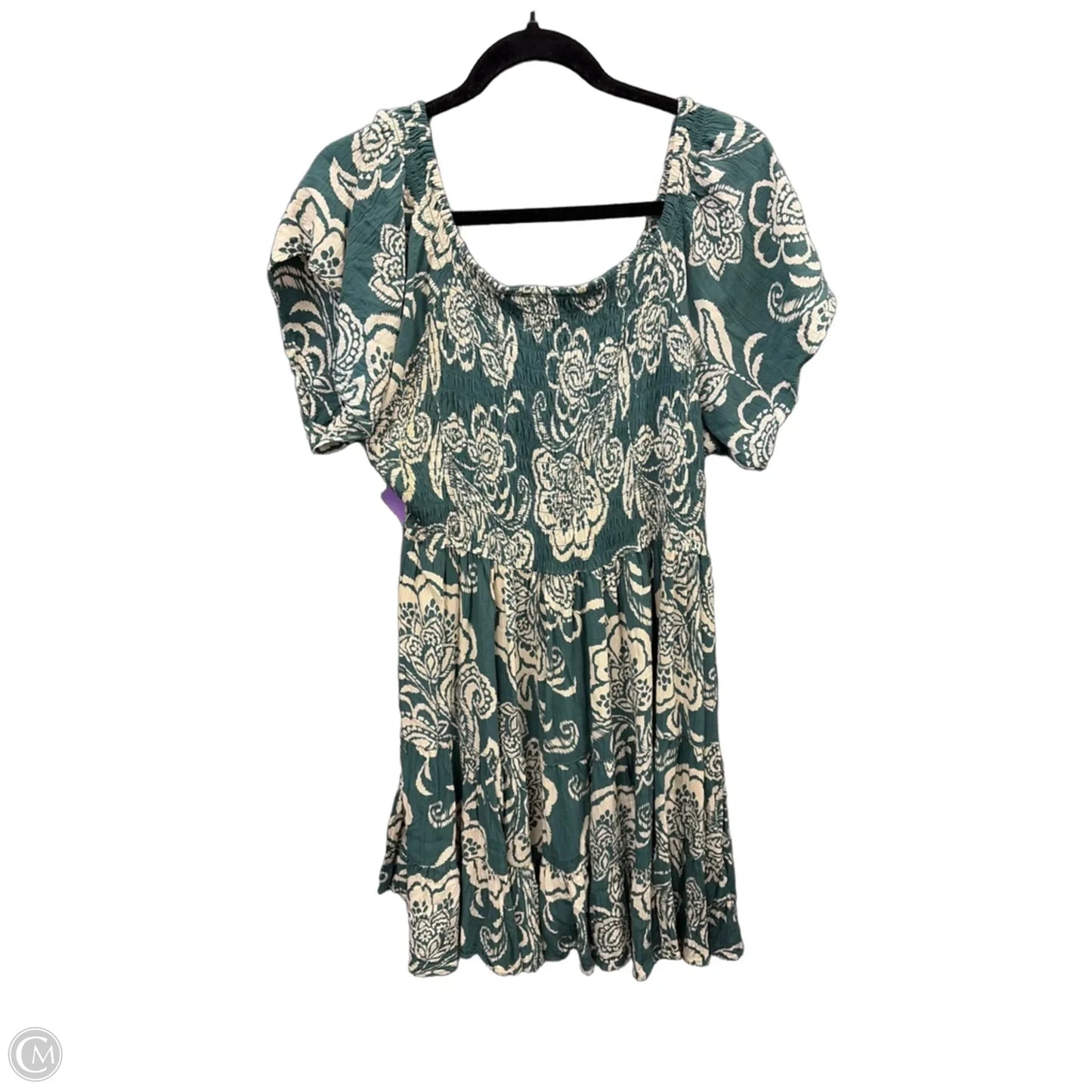 Dress Casual Short By Angie In Green, Size: 1x