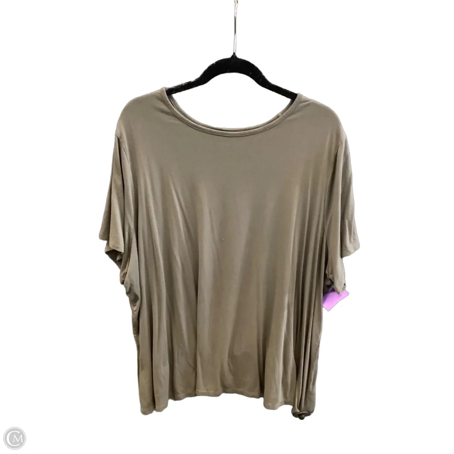 Top Short Sleeve By Old Navy In Brown, Size: 3x