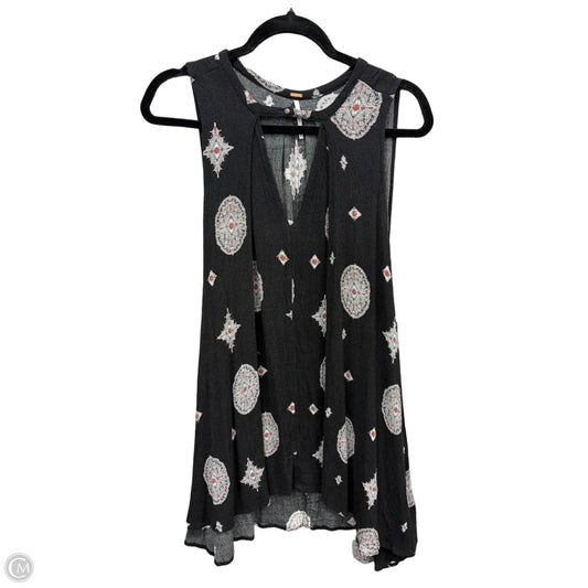 Tunic Sleeveless By Free People In Black, Size: Sp