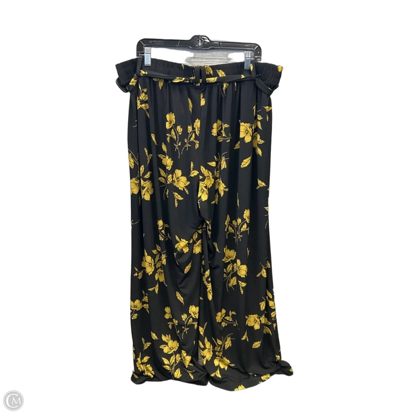 Pants Wide Leg By Torrid In Black & Yellow, Size: 20