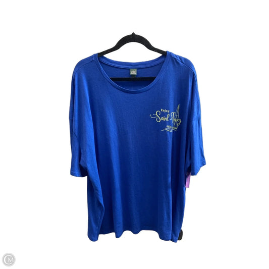 Top Short Sleeve By Wild Fable In Blue, Size: Xl