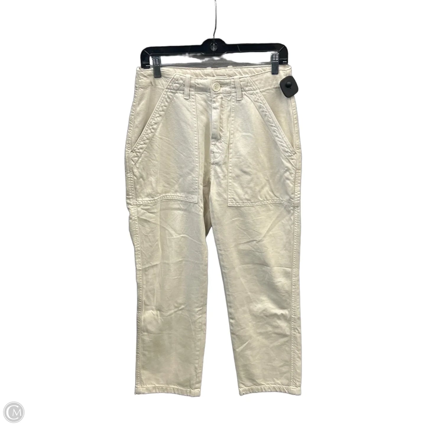 Jeans Straight By Zara In Tan Denim, Size: 4