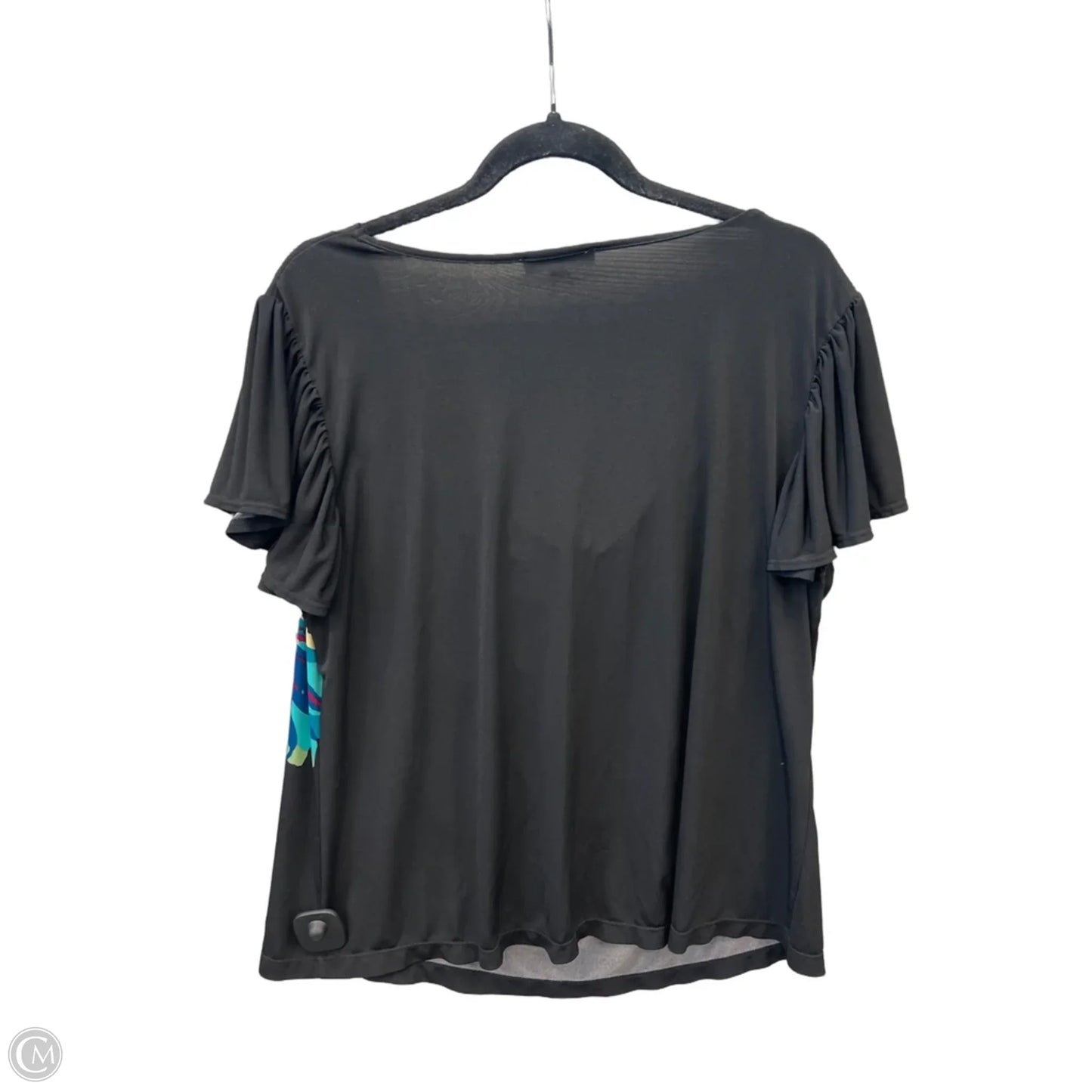 Top Short Sleeve By Notations In Black, Size: 2x