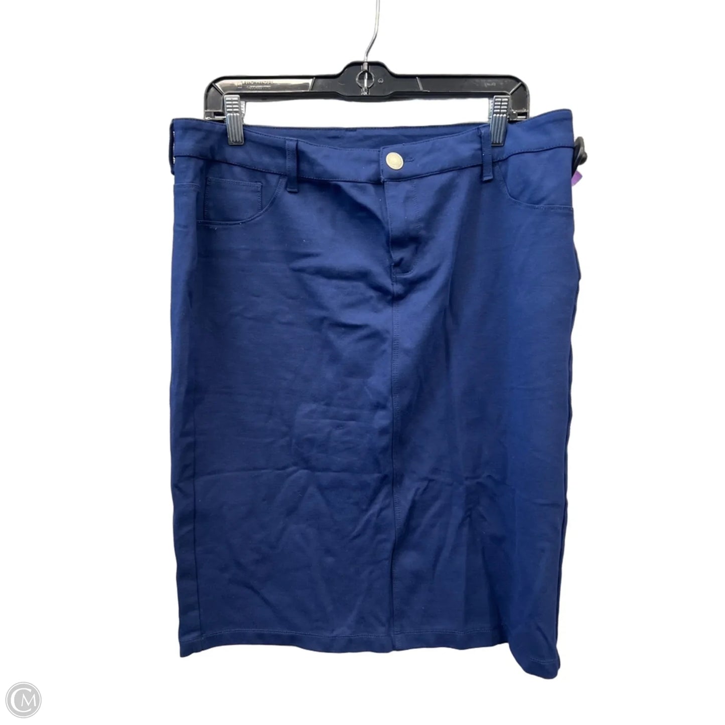 Skirt Midi By Clothes Mentor In Blue, Size: 14