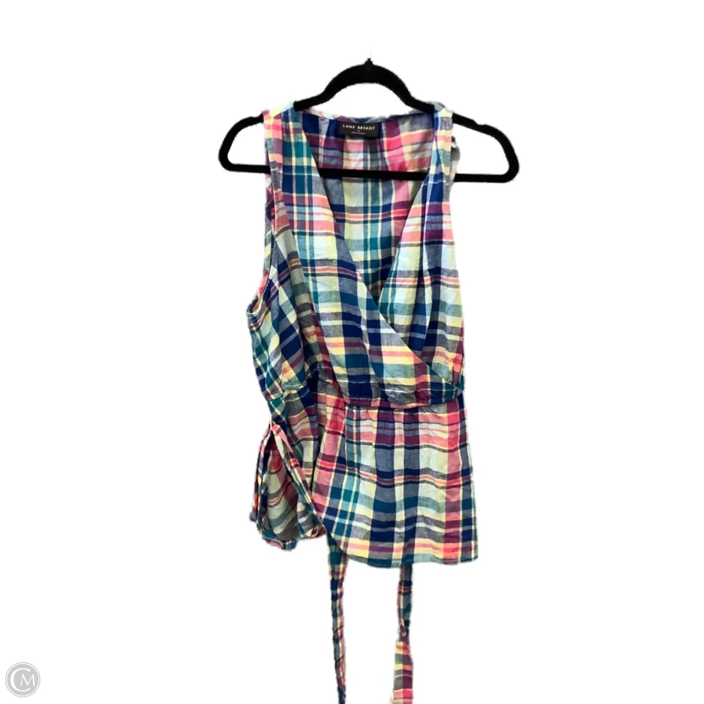 Top Sleeveless By Lane Bryant In Multi-colored, Size: 16