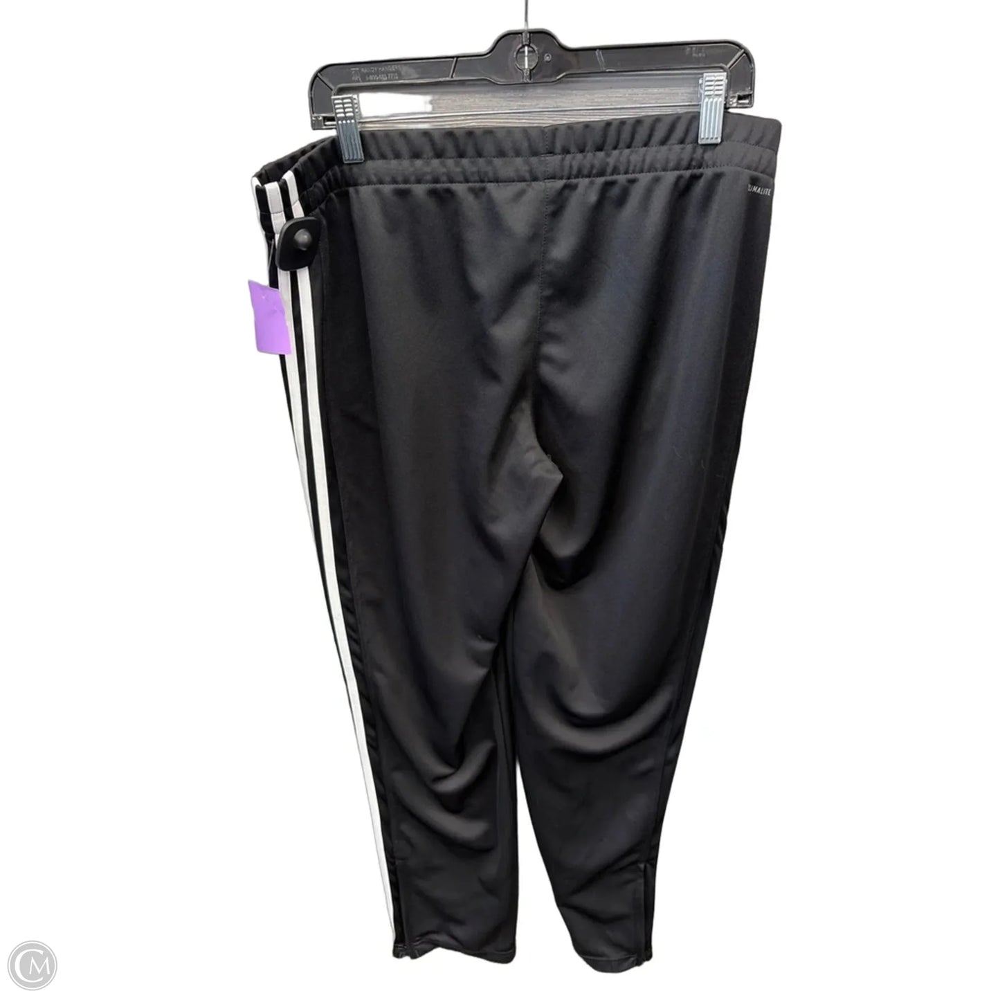 Athletic Pants By Adidas In Black & White, Size: Xl