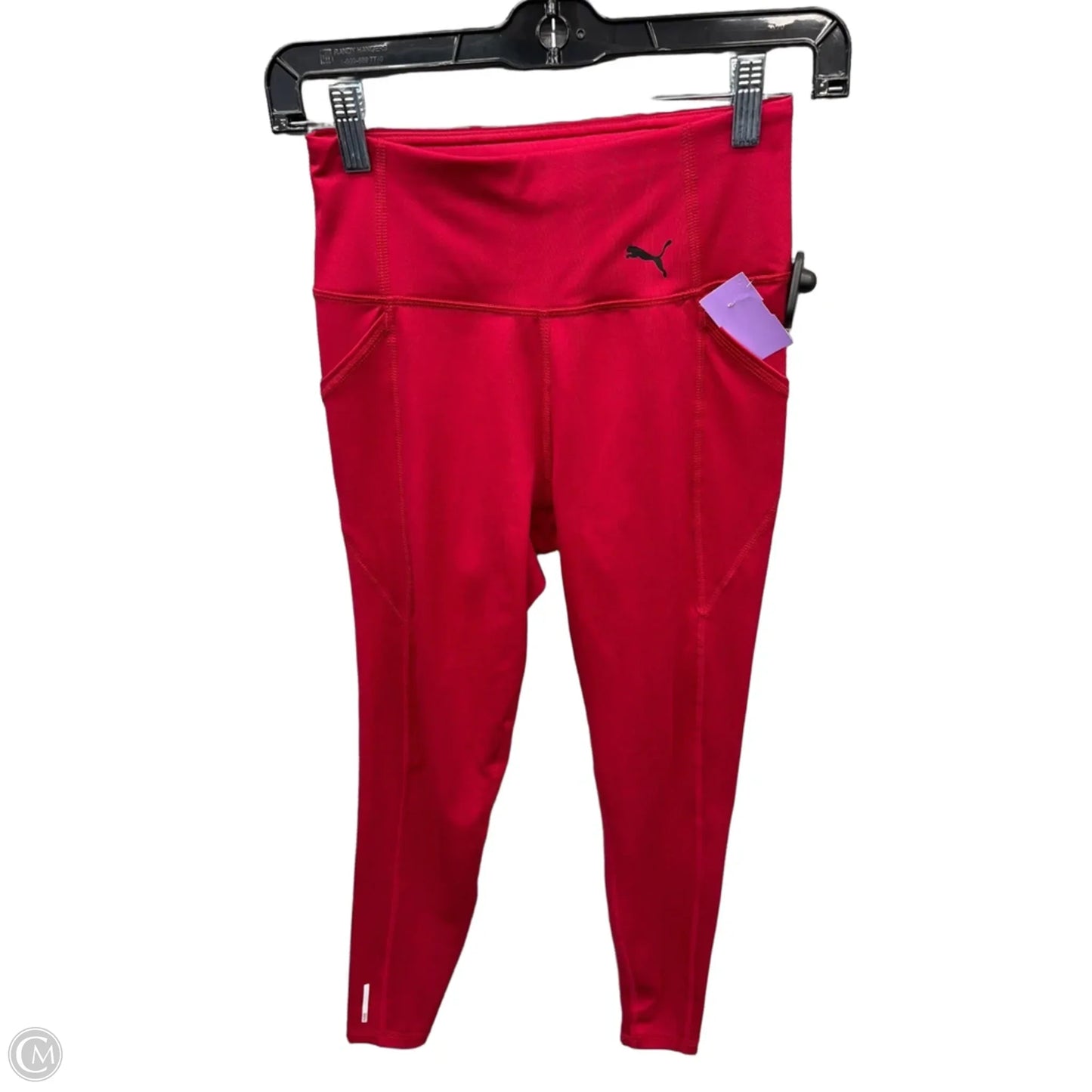 Athletic Leggings By Puma In Red, Size: Xs