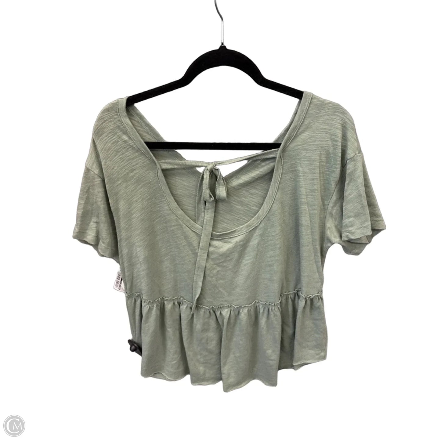 Top Short Sleeve By American Eagle In Green, Size: Sp