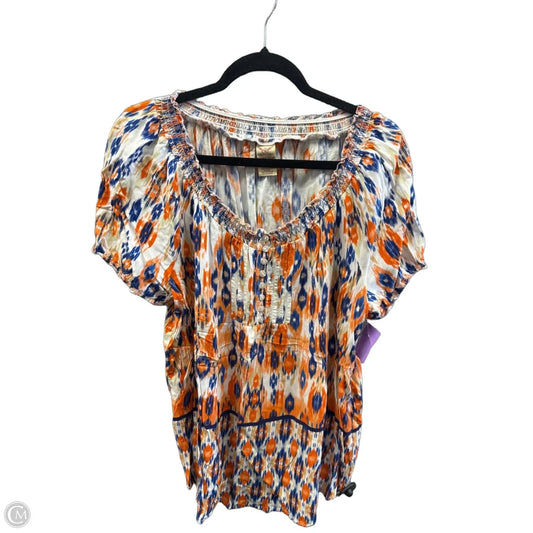 Top Short Sleeve By Faded Glory In Multi-colored, Size: Xxl