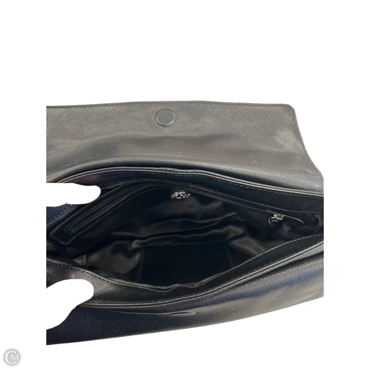 Handbag Leather By Dkny, Size: Medium