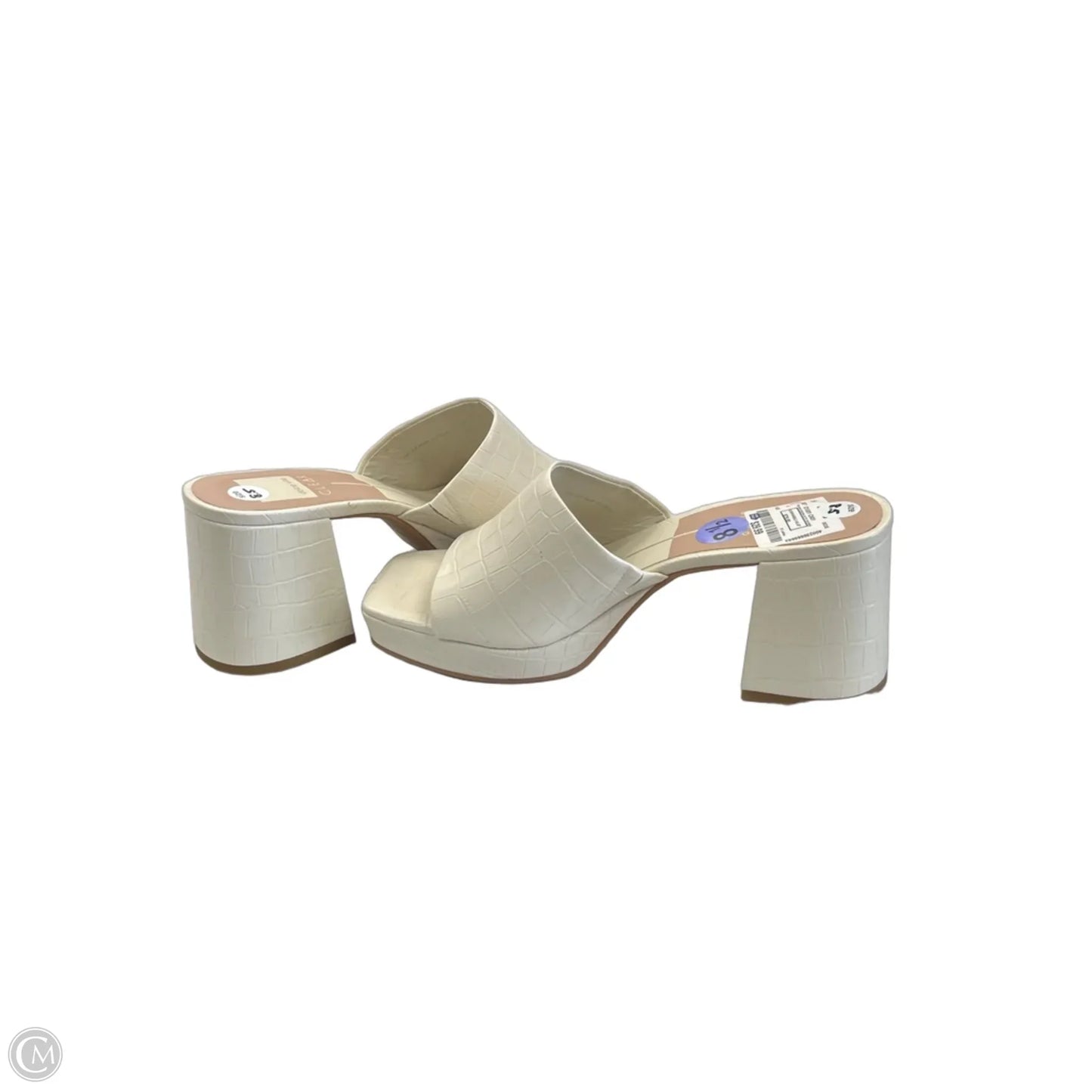 Shoes Heels Block By Dolce Vita In Cream, Size: 8.5