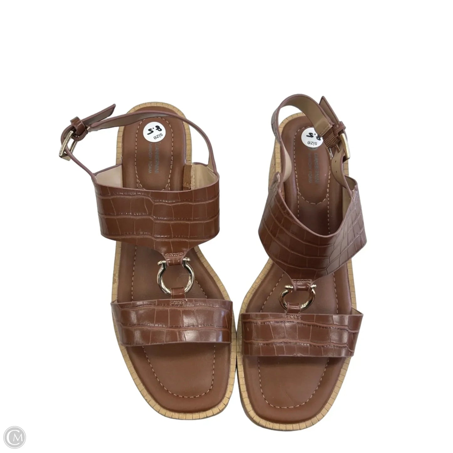 Shoes Heels Wedge By Giani Bernini In Brown, Size: 8.5