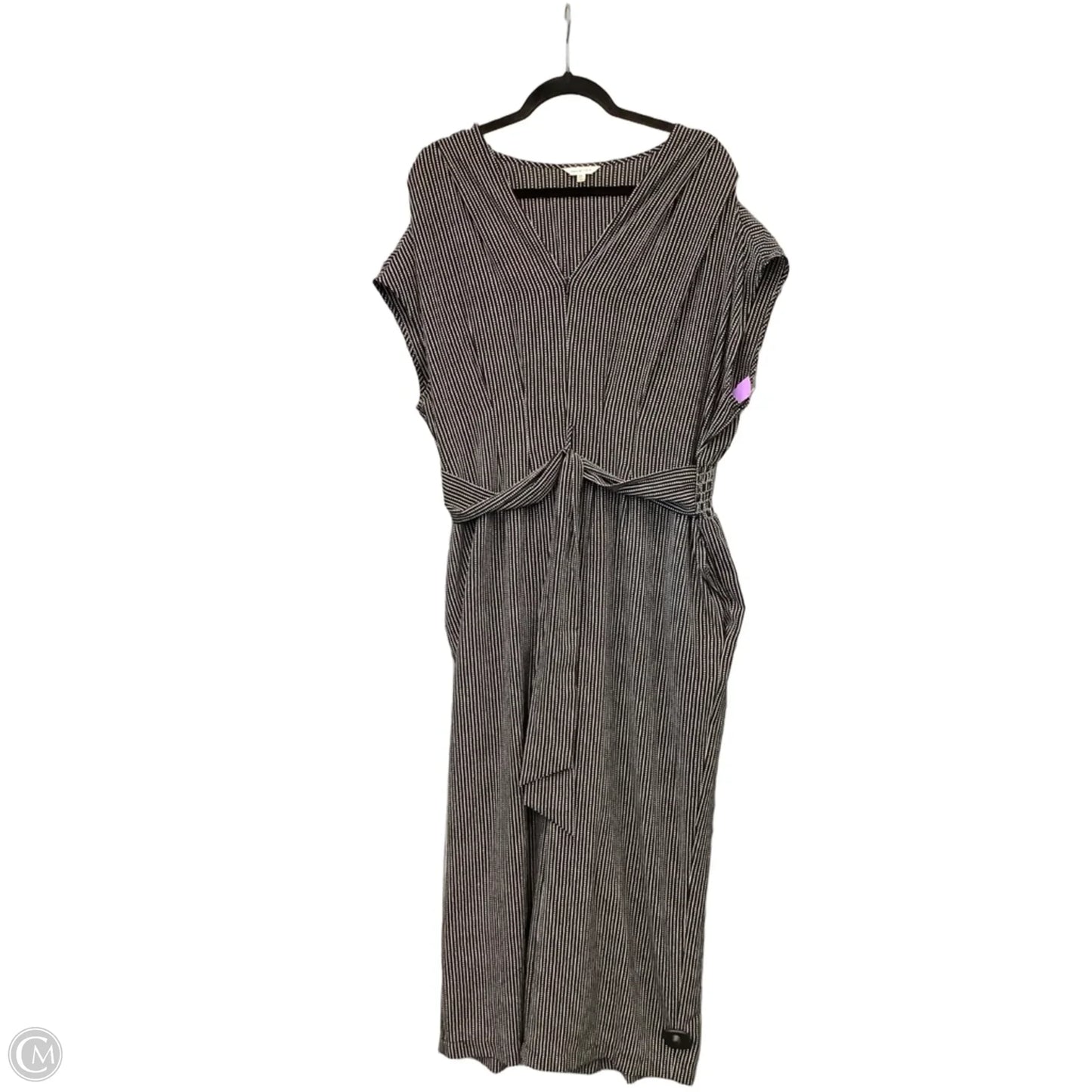 Jumpsuit By Max Studio In Black & White, Size: 2x