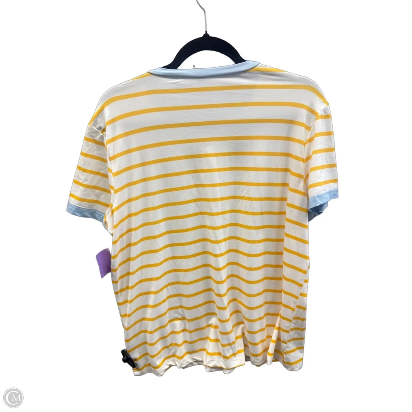 Top Short Sleeve By Clothes Mentor In Striped Pattern, Size: Xl