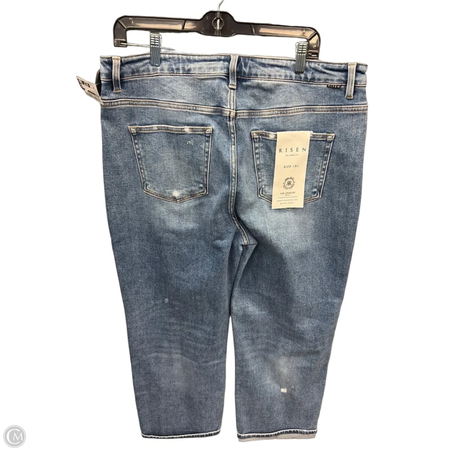 Jeans Wide Leg By Risen In Blue Denim, Size: 26