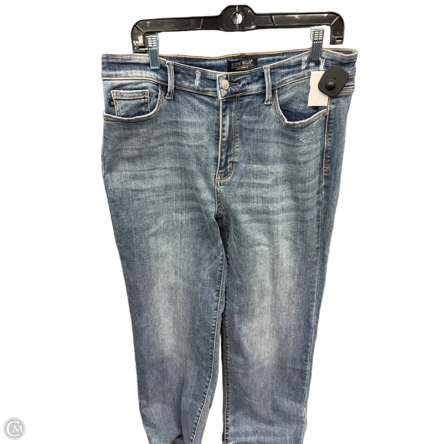 Jeans Straight By Judy Blue In Blue Denim, Size: 14