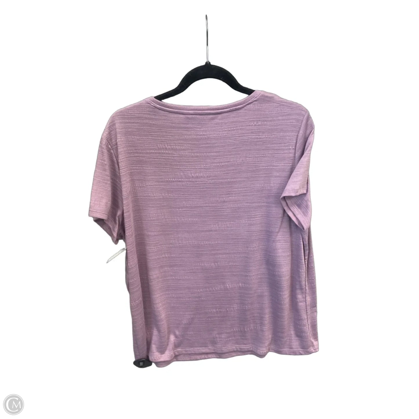 Top Short Sleeve By Simply Vera In Purple, Size: Xl