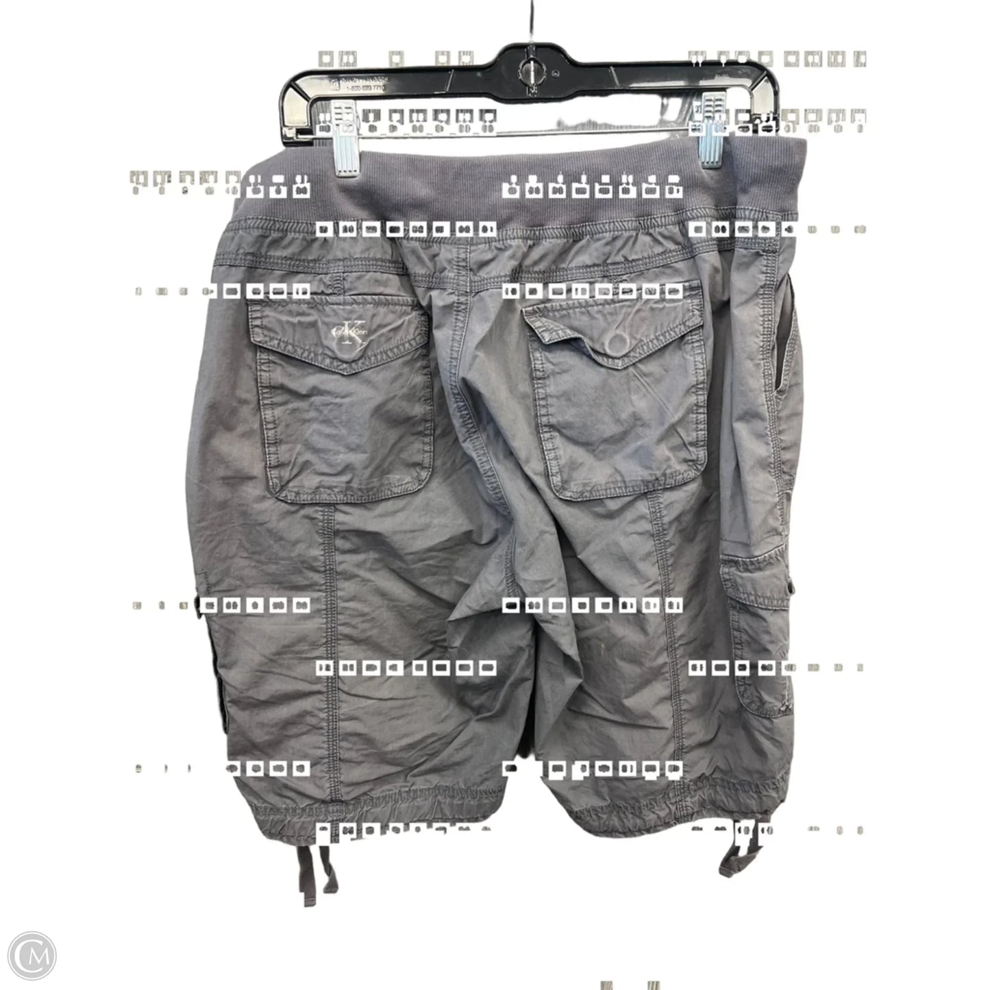 Shorts By Calvin Klein In Grey, Size: 14