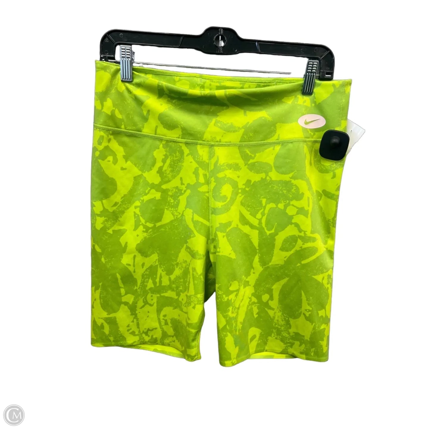 Athletic Shorts By Nike In Green, Size: L