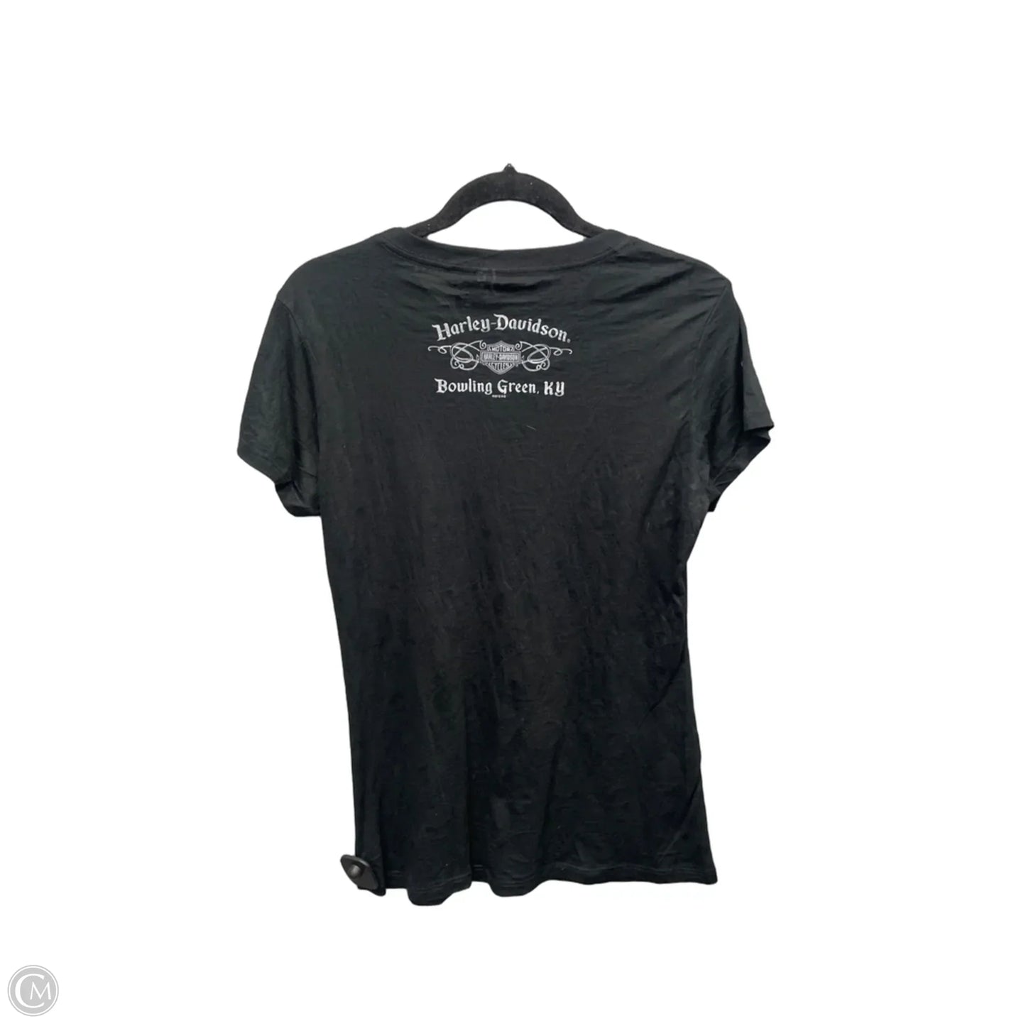 Top Short Sleeve By Harley Davidson In Black, Size: L