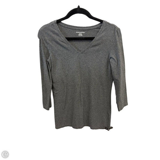 Top Long Sleeve By Amazon Essentials In Grey, Size: Sp