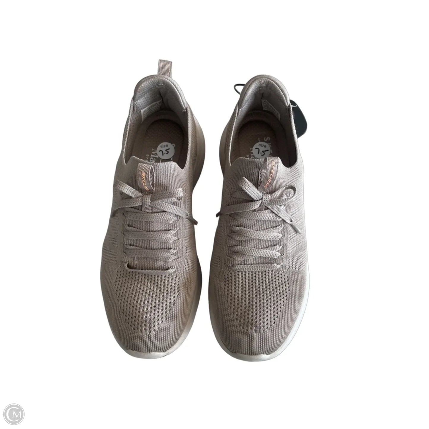 Shoes Athletic By Skechers In Beige, Size: 7.5