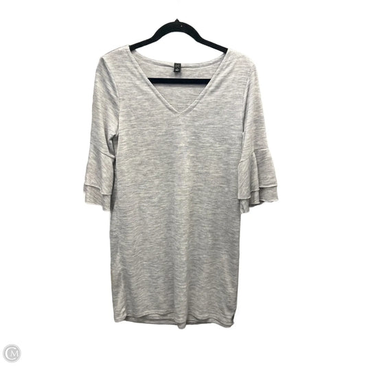 Dress Casual Midi By Clothes Mentor In Grey, Size: S