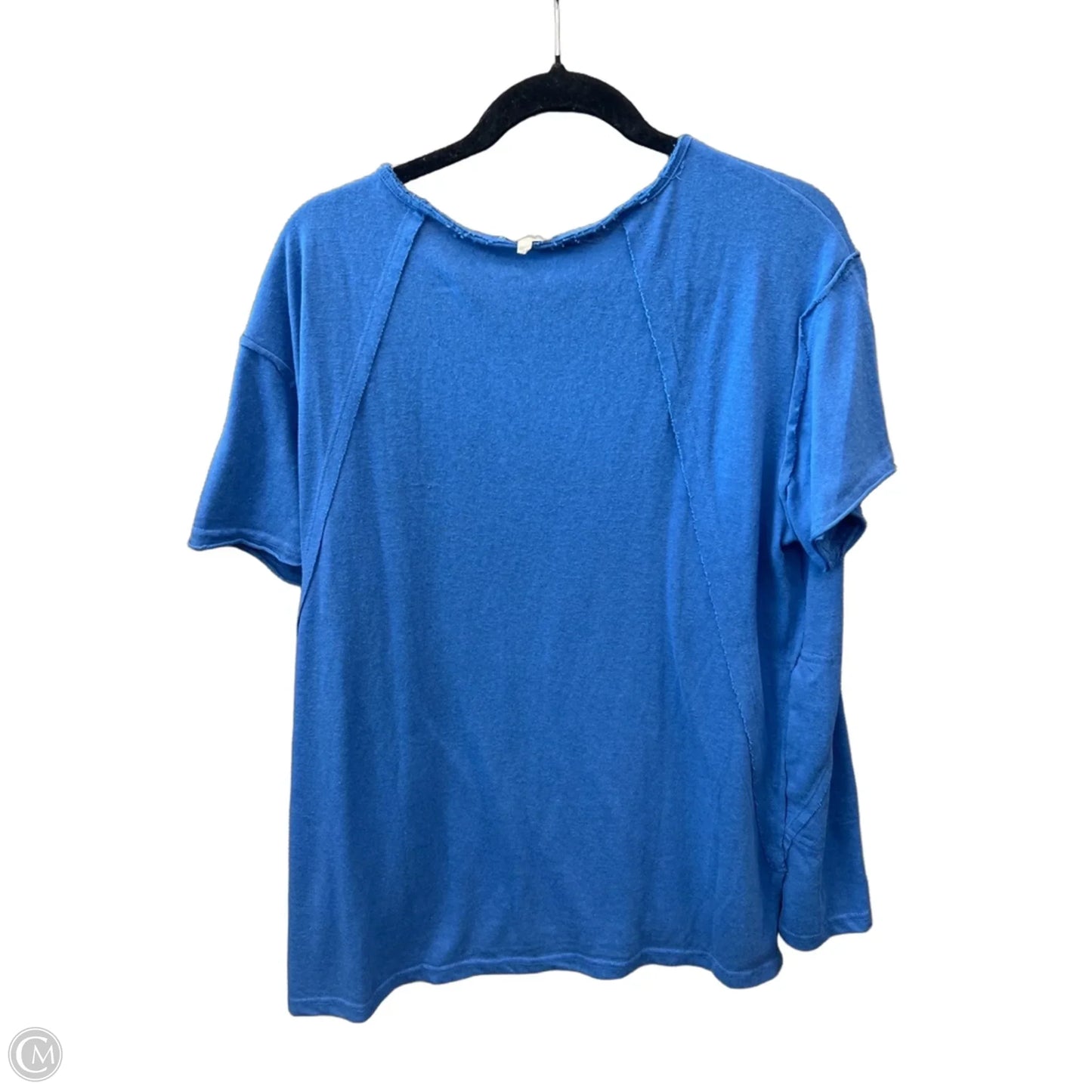 Top Short Sleeve By La Miel In Blue, Size: M