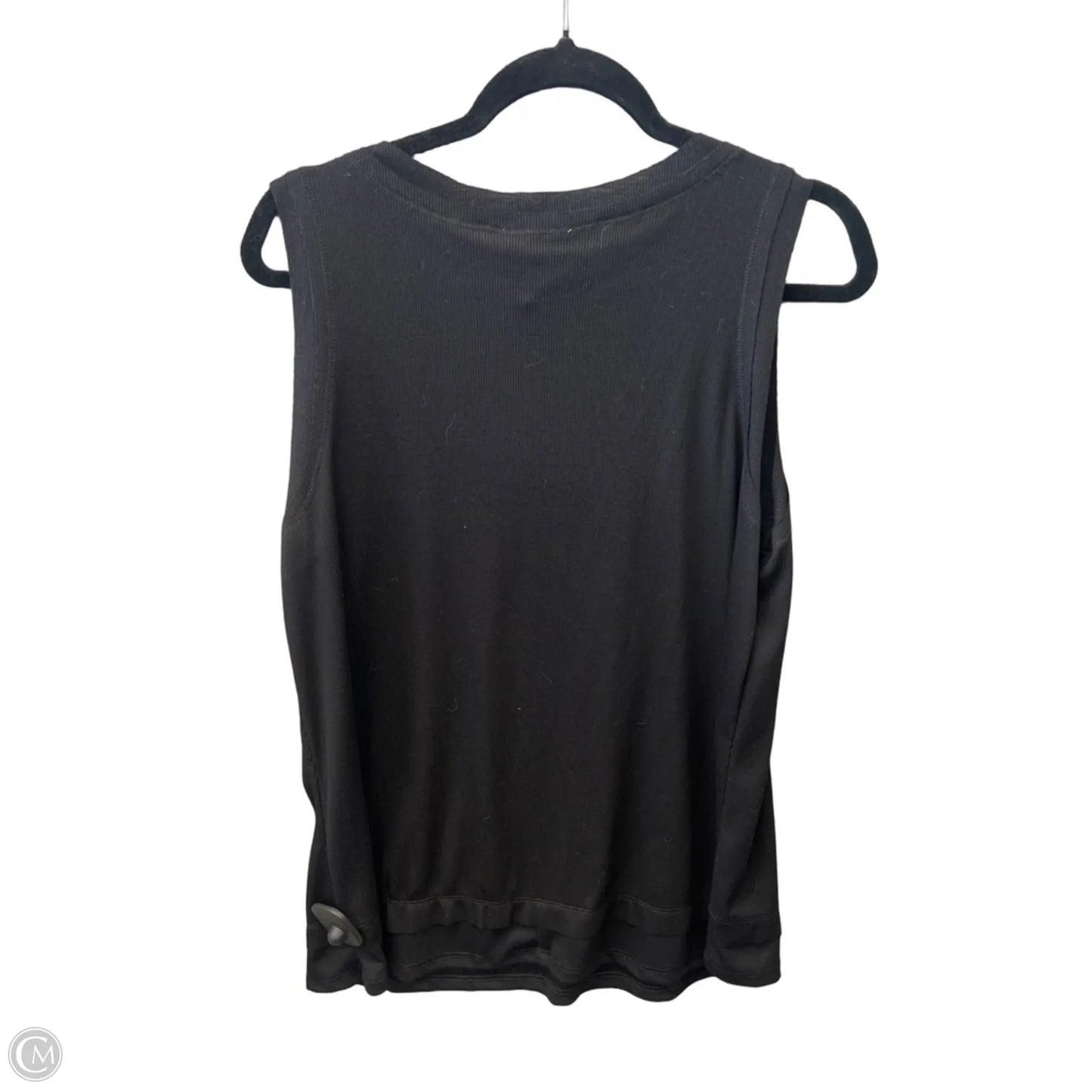 Top Sleeveless By Andree By Unit In Black, Size: M