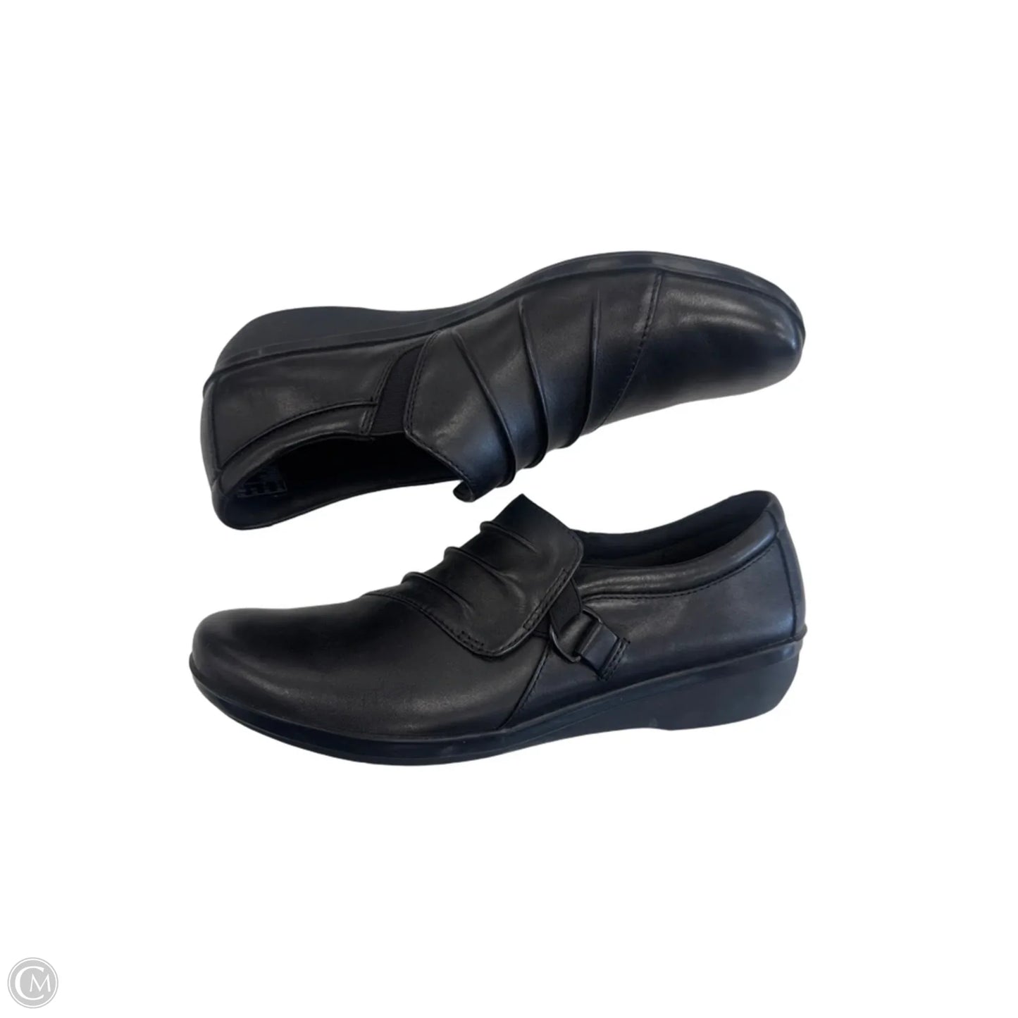 Shoes Flats By Clarks In Black, Size: 7.5