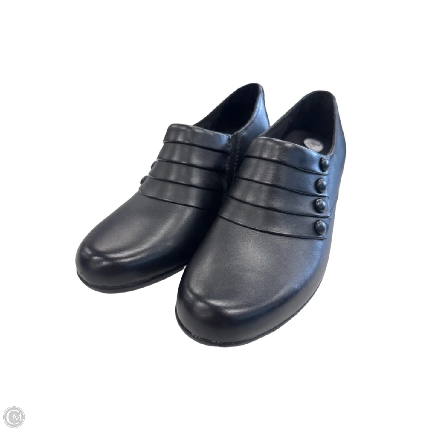 Shoes Heels Block By Clarks In Black, Size: 7