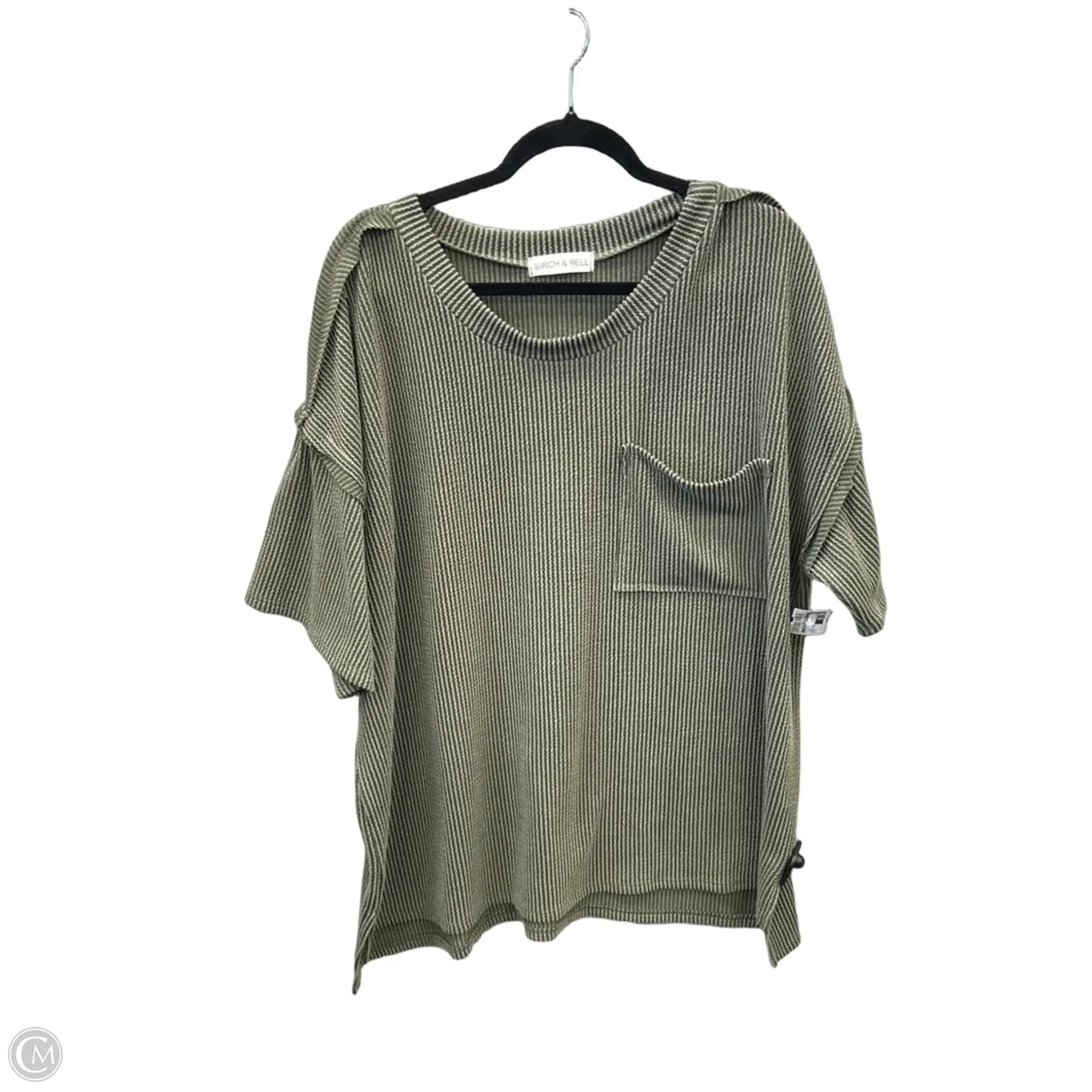 Top Short Sleeve By Clothes Mentor In Green, Size: L